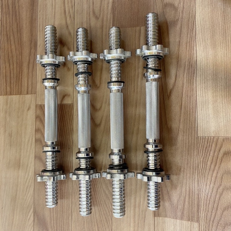 Đòn tạ tay xi inox đẹp xuất sắc - hình chụp tại shop ( 1 cái )