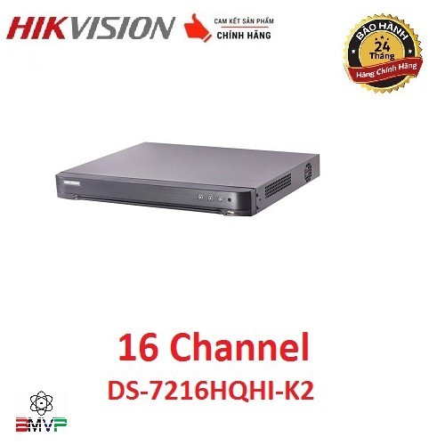 Đầu ghi hình 16 kênh Turbo HD 4.0 Hikvision DS-7216HQHI-K2  - Hàng chính hãng