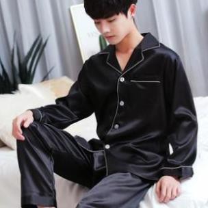 [freeship 50k] bộ pijama Nam, Nữ dài tay chất liệu vải lụa satin cao cấp có ảnh thật + video  ྇ ྇ ྇ ❕