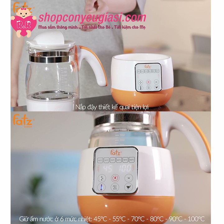 Máy Đun Và Hâm Nước Điện Tử Fatzbaby FB3502SL 1000ml