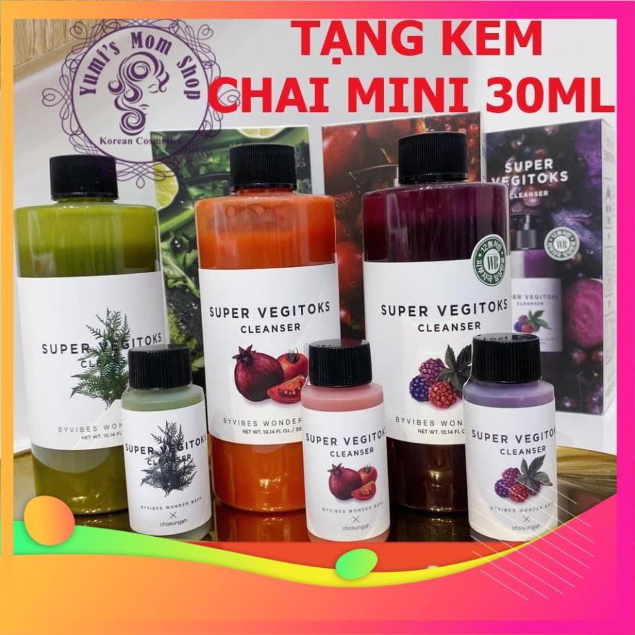 Sữa Rửa Mặt Rau Củ Super Vegitoks Cleanser