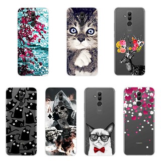 Ốp điện thoại TPU dẻo in họa tiết độc đáo thời trang cho huawei Mate 20 lite