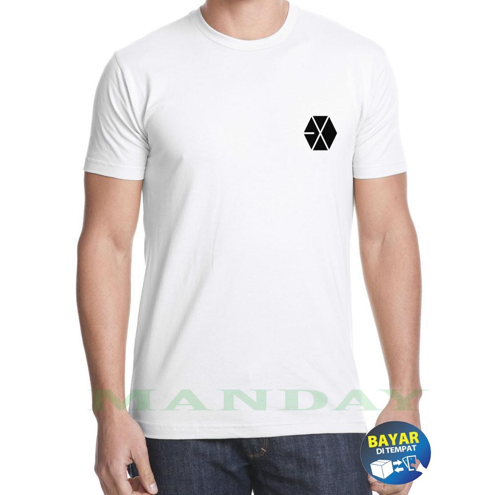 Thời Trang Áo Thun 100% Cotton Mềm In Logo Exo Cho Nam 30s