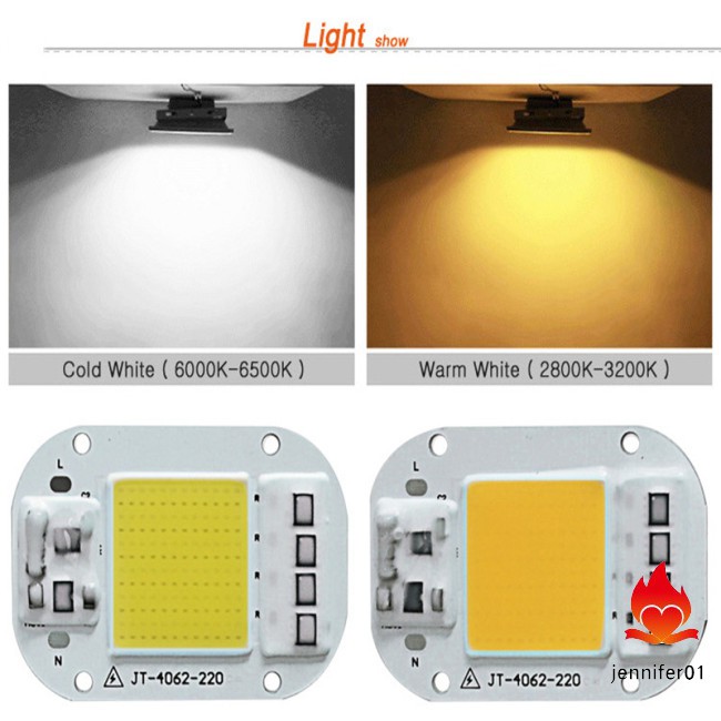 Chip Đèn Led Cob Ac 220v 20w / 30w / 50w