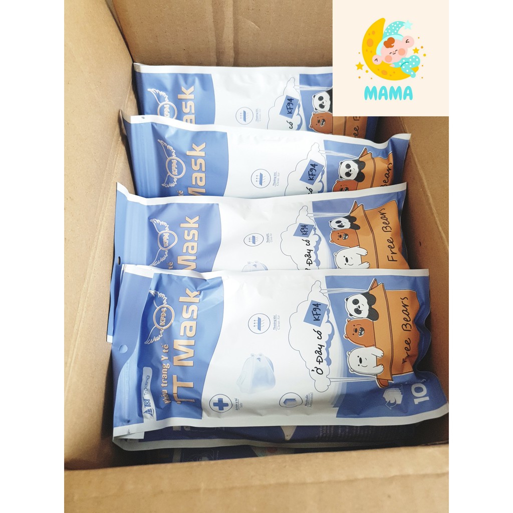 Khẩu Trang KF94 KIDS Cho Trẻ Em Từ 1 Đến 3 Tuổi Kháng Khuẩn 4 Lớp Công Nghệ Hàn Quốc | BigBuy360 - bigbuy360.vn