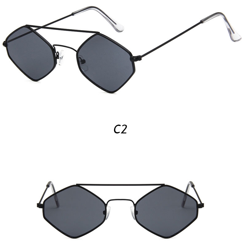 Kính Mát Gọng Đa Giác Phong Cách Hàn Quốc