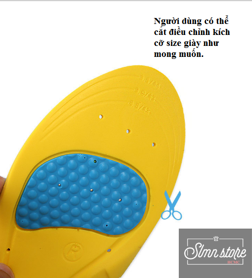 [Chọn size] Miếng lót giày thể thao Yellow Sport chuyên dụng, Lót giày cả bàn cao cấp siêu êm chân, khoáng khí