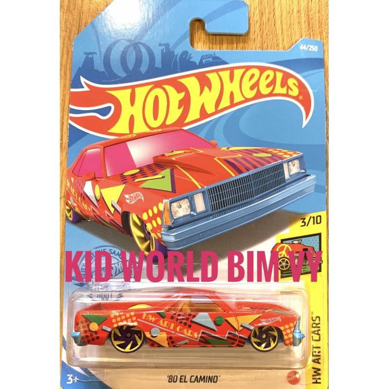 Xe mô hình Hot Wheels basic '80 El Camino GRY33, 40K.