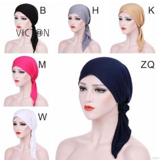 Khăn trùm đầu buộc kiểu tóc đuôi ngựa phong cách Hồi giáo dành cho bạn nữ