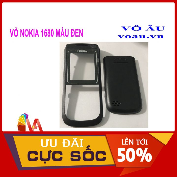 VỎ NOKIA 1680 MÀU ĐEN KHÔNG PHÍM