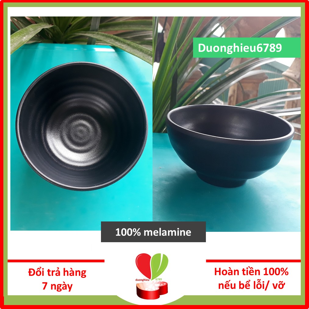 [100% Melamine chịu nhiệt] Bát Ăn Cơm, Chén Phíp Nhựa Melamine Đồ Dùng Nhà Bếp Dày Dặn Loại 1 - Duonghieu6789