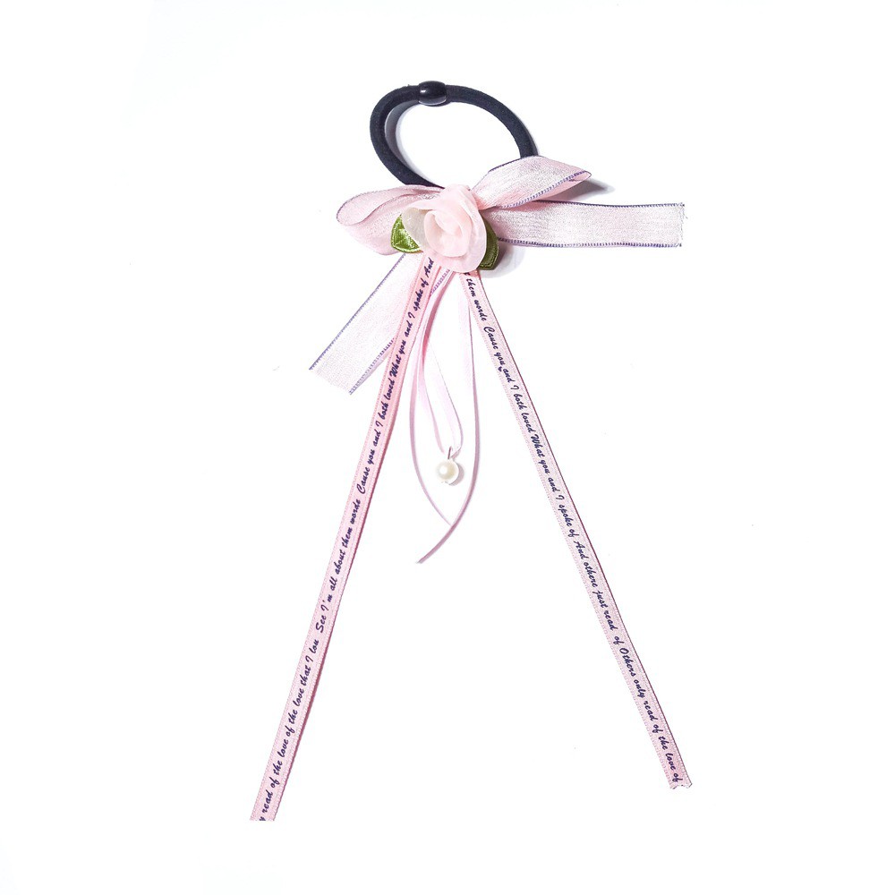 Cột tóc Tua Rua Hoa Hồng nữ tính MS: CT6 - Hưng Long PC