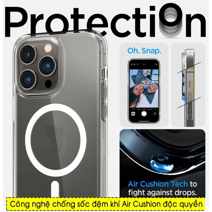 Ốp lưng IP 14 Pro Max Spigen Ultra Hybrid Magfit