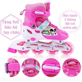 Giày ba tin, giầy batin cho trẻ có tặng kèm đồ bảo hộ bánh flash đơn '