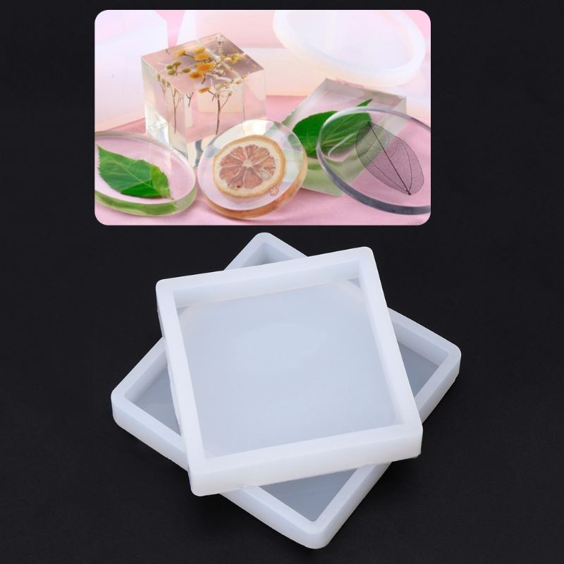 Khuôn Silicone Làm Đồ Trang Sức Thủ Công Hình Vuông