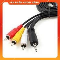 Dây cáp 3.5 to AV 3 RCA dài 1.5m hàng cao cấp cực xịn