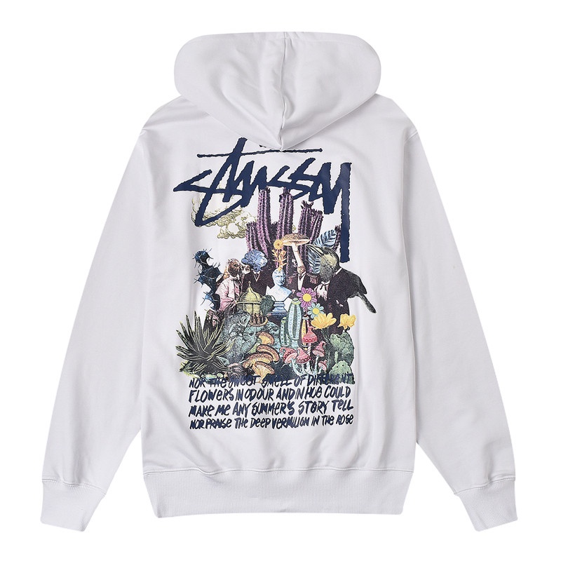 Áo hoodies Stussy thiết kế thời trang phong cách cặp đôi