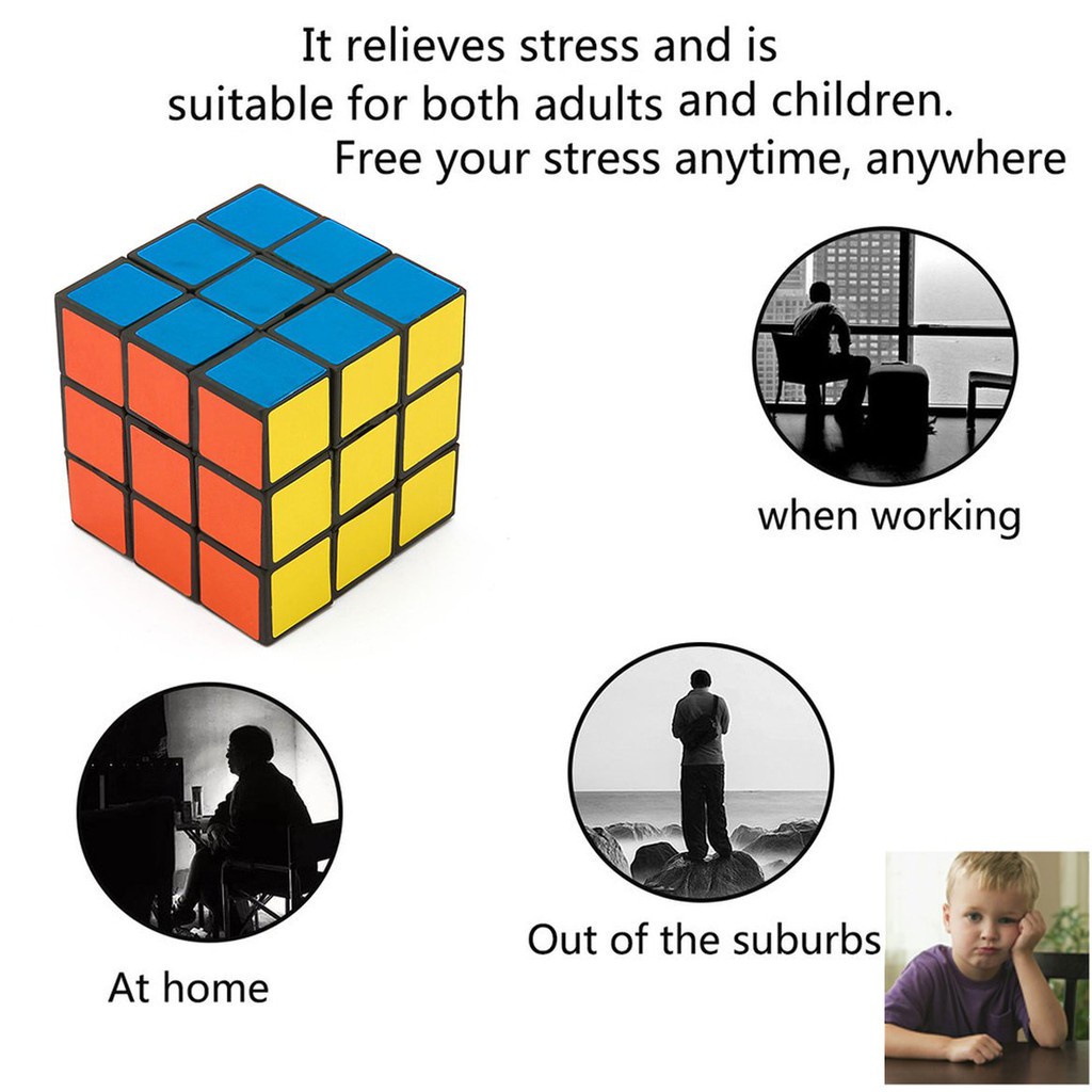 Đồ Chơi Khối Rubik Luyện Trí Thông Minh Cho Trẻ Em