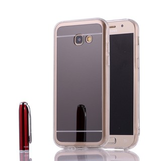 For [ Samsung A7 2017/A720 ] Mirror Soft TPU Silicone Back Phone Case
