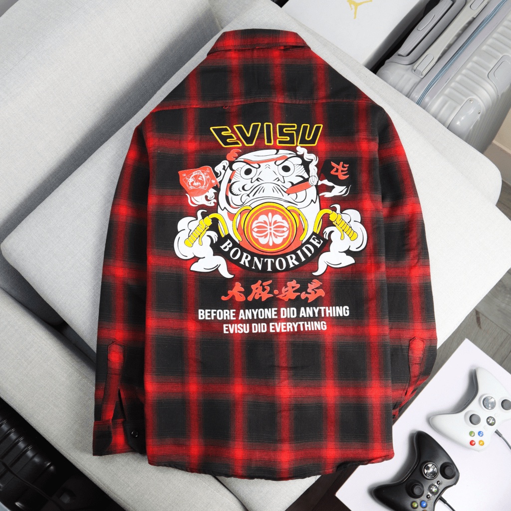 FREE SHIP ÁO SƠ MI NAM UVISSUE ÔNG ĐỊA THẦN TÀI ĐEM LẠI MAY MẮN CHẤT VẢI CARO NỈ MỀM MỊN MÁT HOT TREND Thời Trang HHP Fa