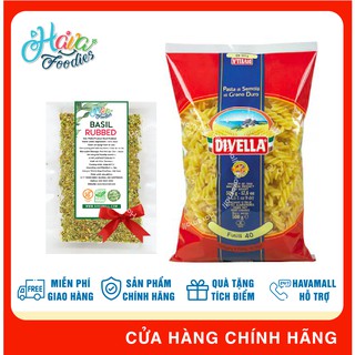 Tặng Lá Basil - Nui Xoắn Divella Fusilli Số 40 500gr