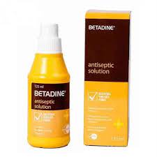 CHAI VÀNG lớn 125 ML BETADIN BETADINE SÁT-KHUẤN betadine Antiseptic