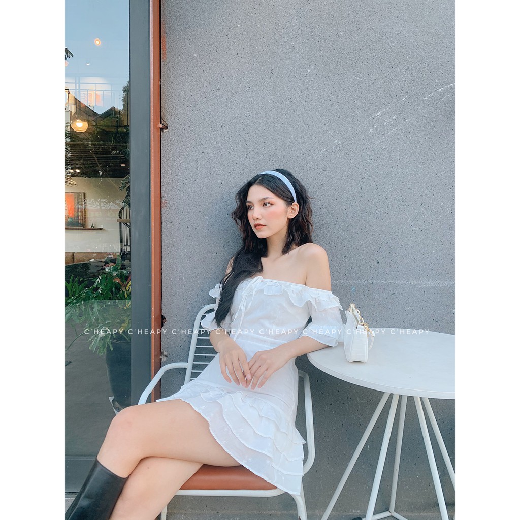 Đầm trễ vai Holly | BigBuy360 - bigbuy360.vn