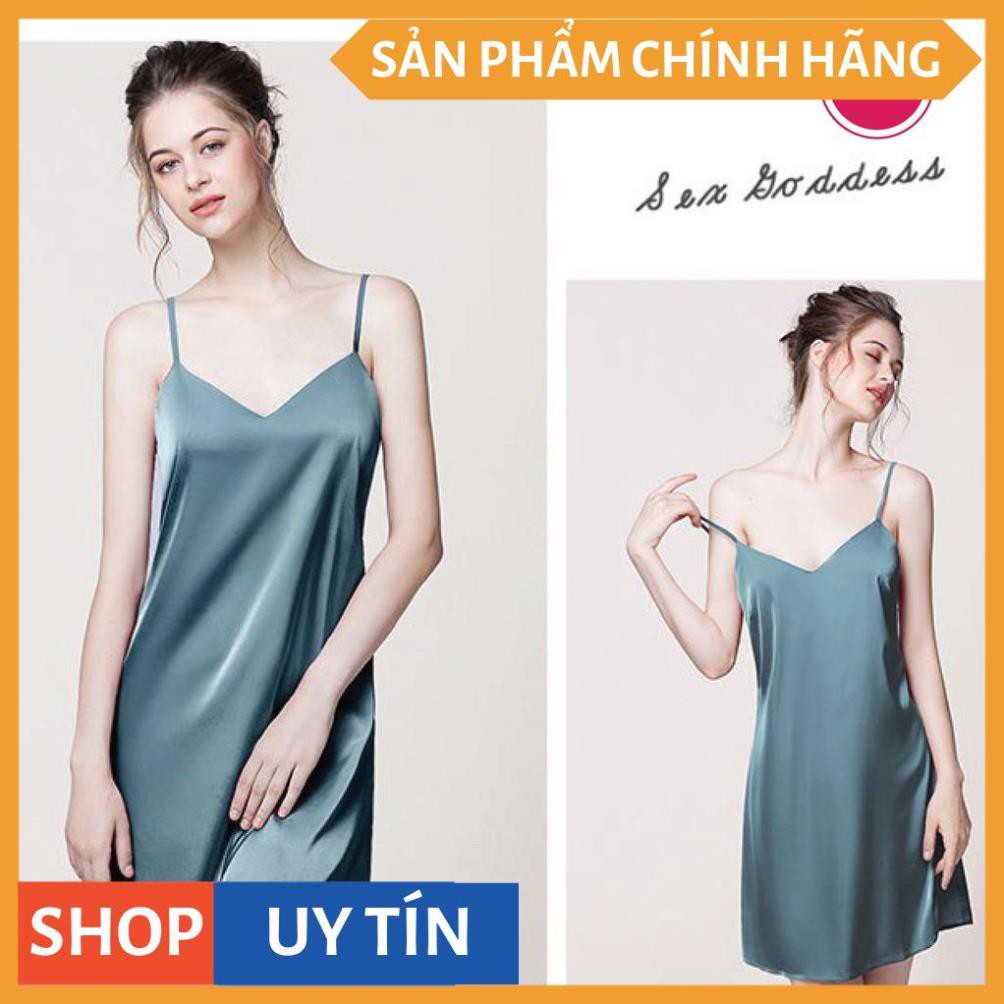 Đầm ngủ lụa satin cao cấp V15