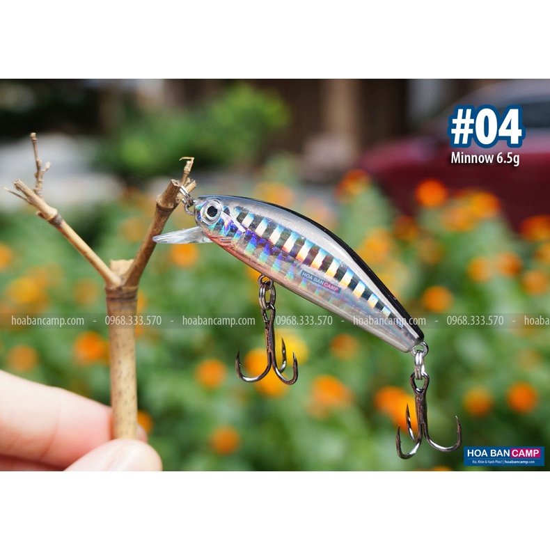 Mồi Lure Minnow 6.5g