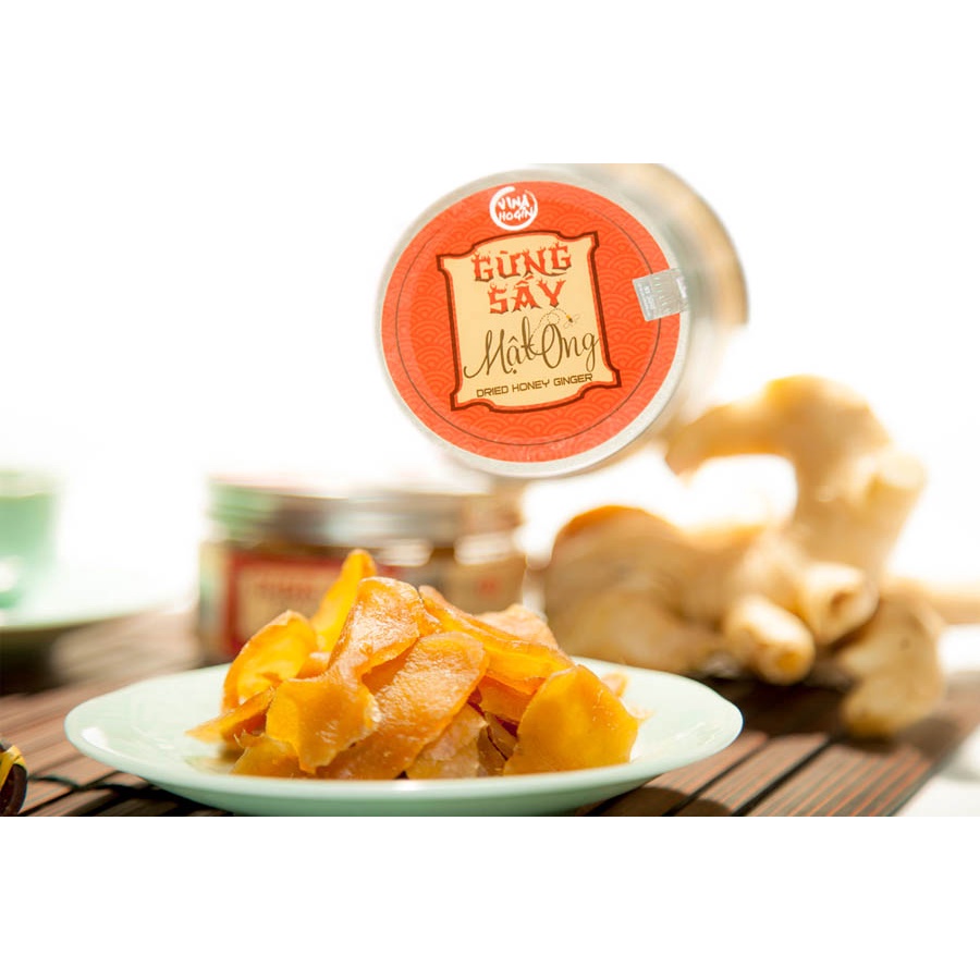 GỪNG SẤY MẬT ONG CAO CẤP PHÚC AN 150g Giúp ngủ ngon, tăng cường hệ miễn dịch
