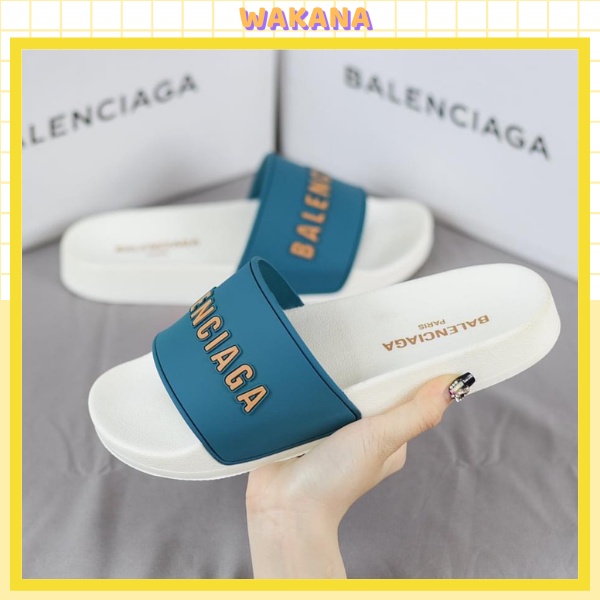 Dép balenciaga hồng nam nữ đế cao giá rẻ thời trang 2022 WAKANA BL016