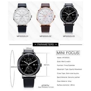 Đồng Hồ Đeo Tay MINIFOCUS Chống Thấm Nước Phong Cách Nhật Bản Dành Cho Nam