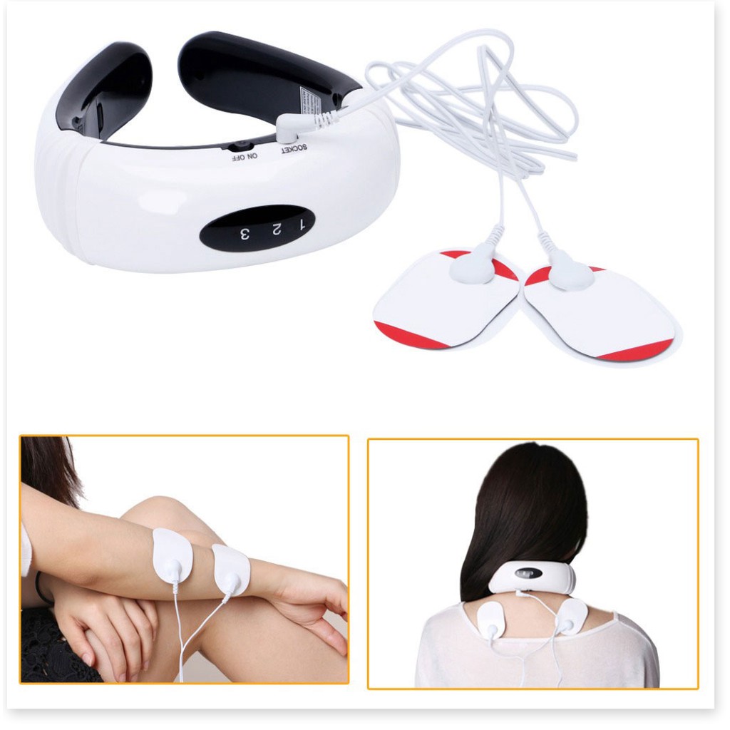 Máy Massage Cổ 3D Neck KL-5830Free Ship Cảm ứng xung điện 3D, Giúp nhức mỏi cổ, vai, gáy tuyệt đối.