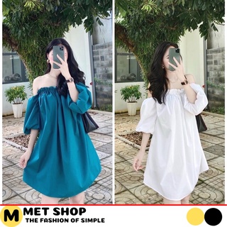 ÁO VÁY TRỄ VAI PHỐI BÈO TAY BỒNG CHUN DÁNG BABYDOLL .ÁO MÙA HÈ GIẤU QUẦN SANG CHẢNH.