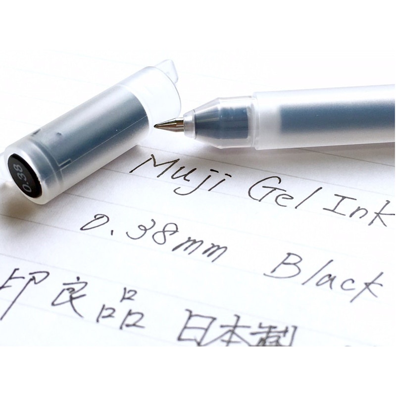 Ruột bút mực gel Muji ngòi 0.38mm 0.5mm