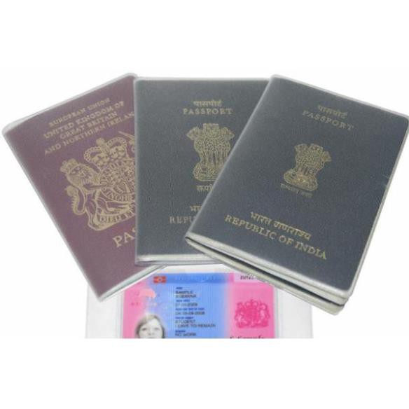 Freeship 50k Bao nhựa trong cho Passport – Vỏ bọc hộ chiếu - Ví đựng hộ chiếu PVC trong -dc3785