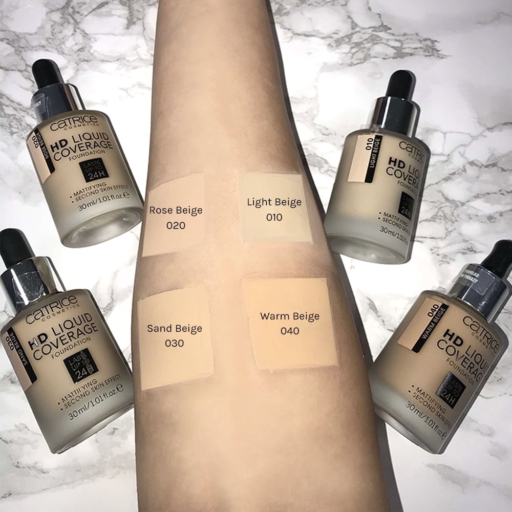 Kem Nền Catrice HD Liquid Coverage Foundation 24h