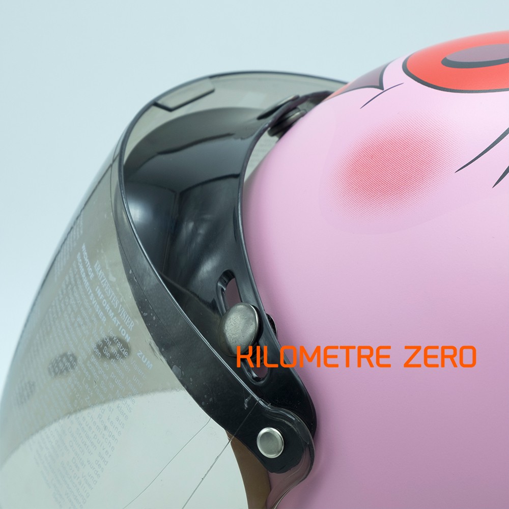 Kính Bấm Gắn Mũ Bảo Hiểm 1/2, 3/4 Sunda Andes