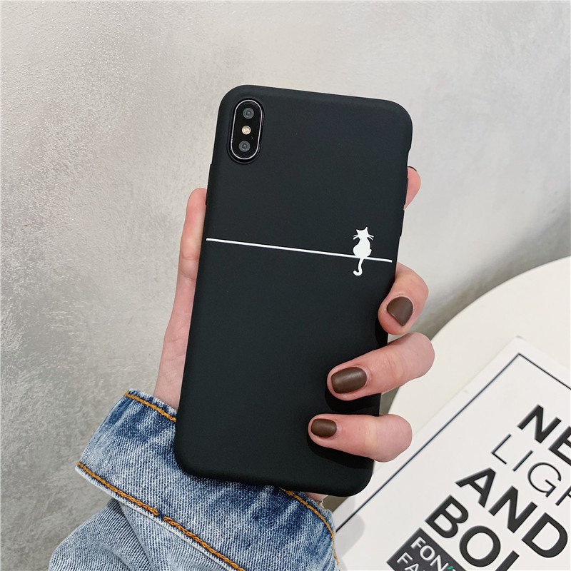 [ IPHONE ] Ốp Lưng Silicon White Cat - B085 | BigBuy360 - bigbuy360.vn