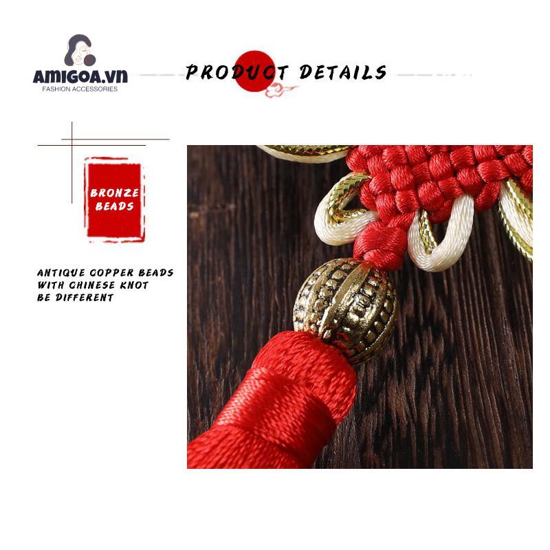 Bộ 8 Đĩa Đính Nơ Tua Rua Thắt Nút Kiểu Trung Hoa Chuyên Dùng