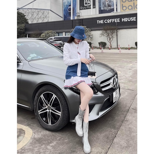 Set bộ sơ mi chân váy Thome