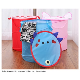 Thùng vải đựng quần áo bẩn hình hoạt hình