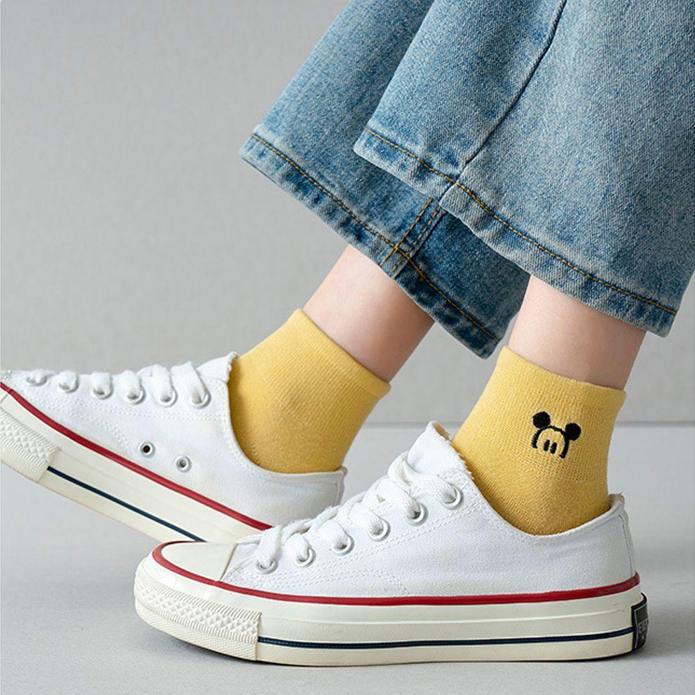 AROMA Vớ Thể Thao Cổ Thấp Biểu Tượng Hoạt Hình Kawaii Dễ Thương Phong Cách Đường Phố Cho Nữ