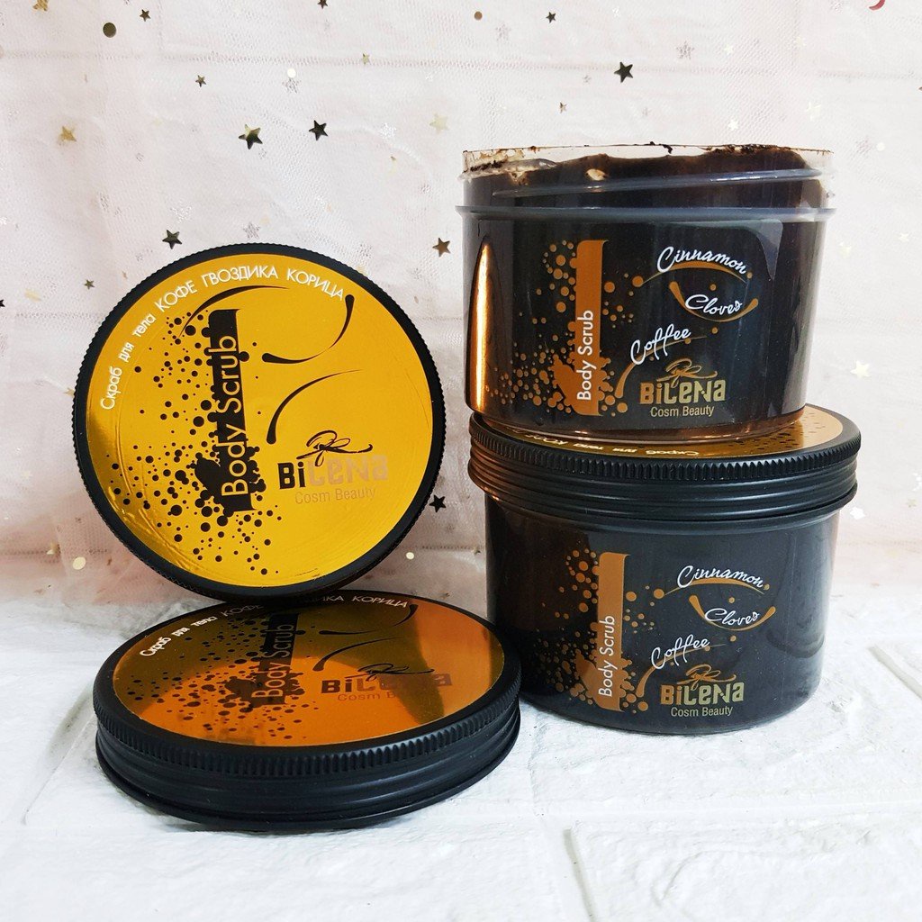 Tẩy Da Chết Body Cà Phê Quế Hồi  Bilena Body Scrub - Hủ 250g