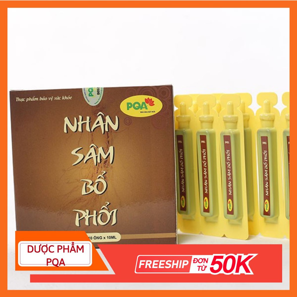 PQA NHÂN SÂM BỔ PHỔI CAO LỎNG: bị ho do h.út thu.ốc lá, thu.ốc lào lâu năm, bị ho do thường tiếp xúc với người hút thuốc