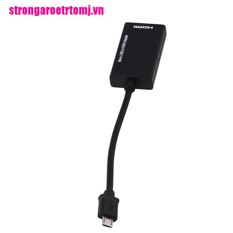 【Tjvn】Micro USB to HDMI Adapter Converter Cable for Phone Smartphone HD TV