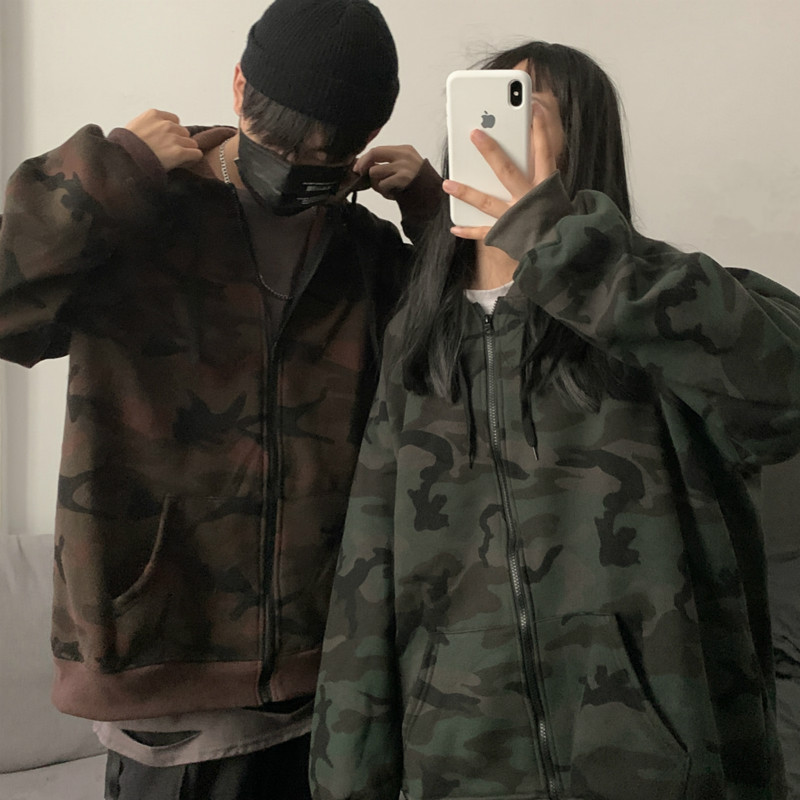 Áo Khoác Khóa Kéo Họa Tiết Rằn Ri Thời Trang Dành Cho Nam