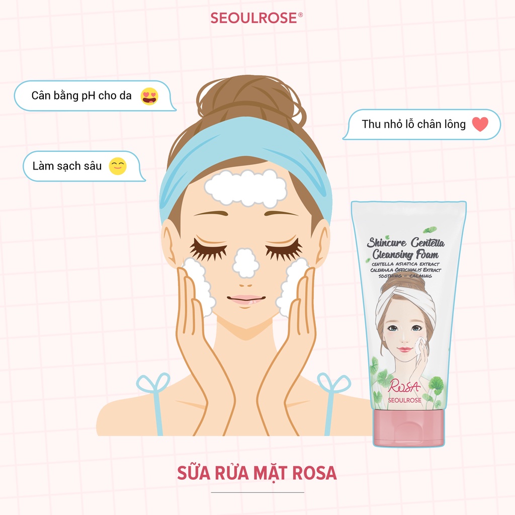 Tặng Son Hansmile khi sở hữu Combo Kem chống nắng Rosie và Sữa rửa mặt Rosa