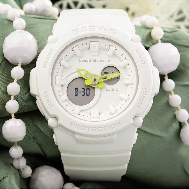 Đồng hồ nữ dây nhựa Casio Baby-G chính hãng Anh Khuê BGA-270BP-7ADR