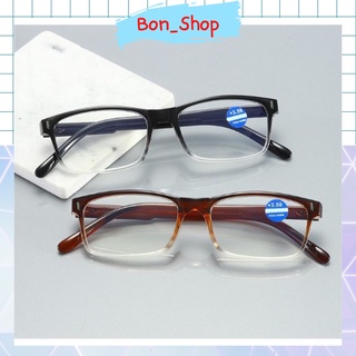 Kính lão cho người lớn tuổi đọc sách - Kính lão gọng nhựa bản lề sắt 020 _ Bon Shop